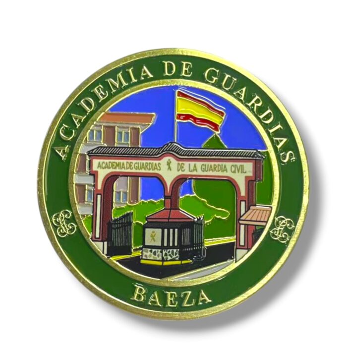 moneda_guardia_civil_academia_de_baeza_cabos_guardias_españa_benemérita_enseñanza_colección