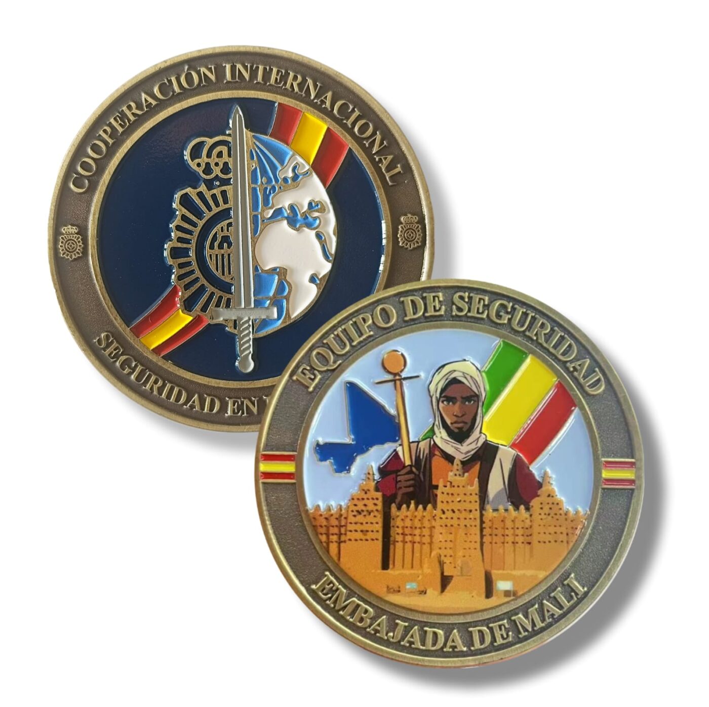 moneda_policia_nacional_embajada_mali_bamako_equipo_seguridad_embajadas_españa