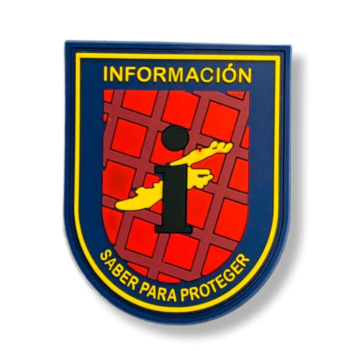 parche_información_policía_nacional_pvc_velcro_comisaría_general_distintivo