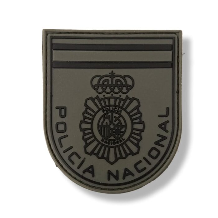 parche_policia_nacional_verde_caqui_uniforme_brazo_pvc