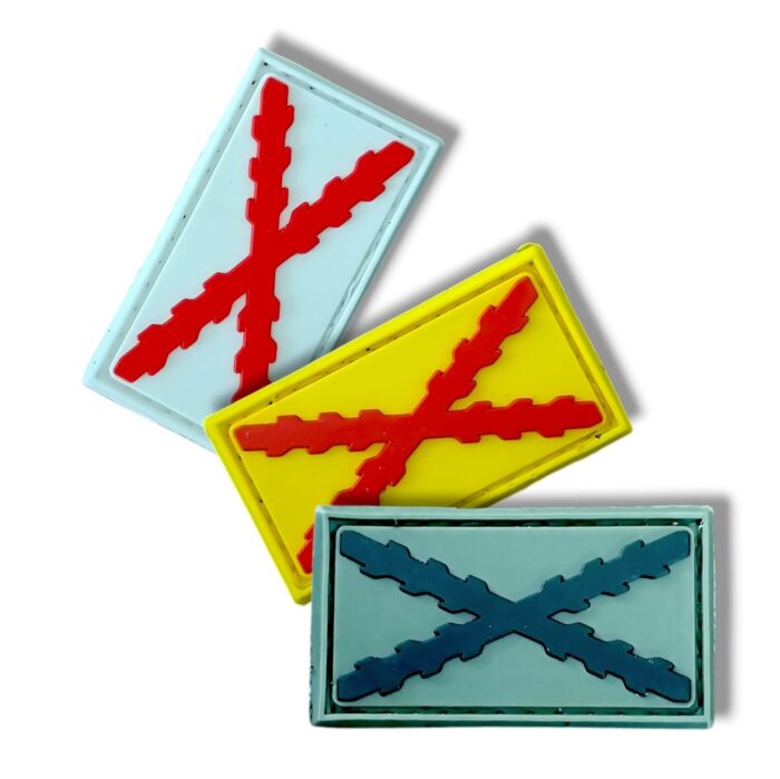 bandera_tercios_aspa_borgoña_españa_militar_pvc_parche_velcro