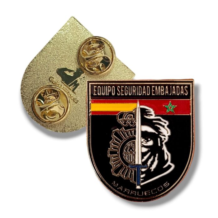 distintivo_seguridad_embajada_marruecos_equipo_tanger_casablanca