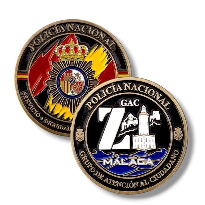 moneda_policía_nacional_gac_málaga_grupo_atención_al_ciudadano