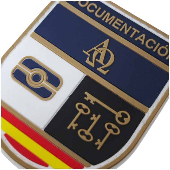 parche_documentación_policía_nacional_pvc_división_distintivo