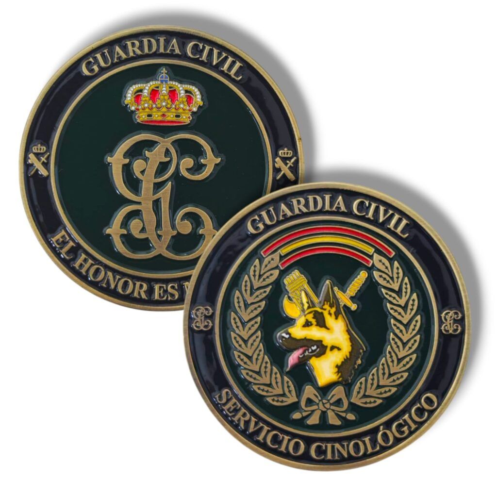 moneda_servicio_cinológico_guardia_civil_guia_canino_perro_especialidades
