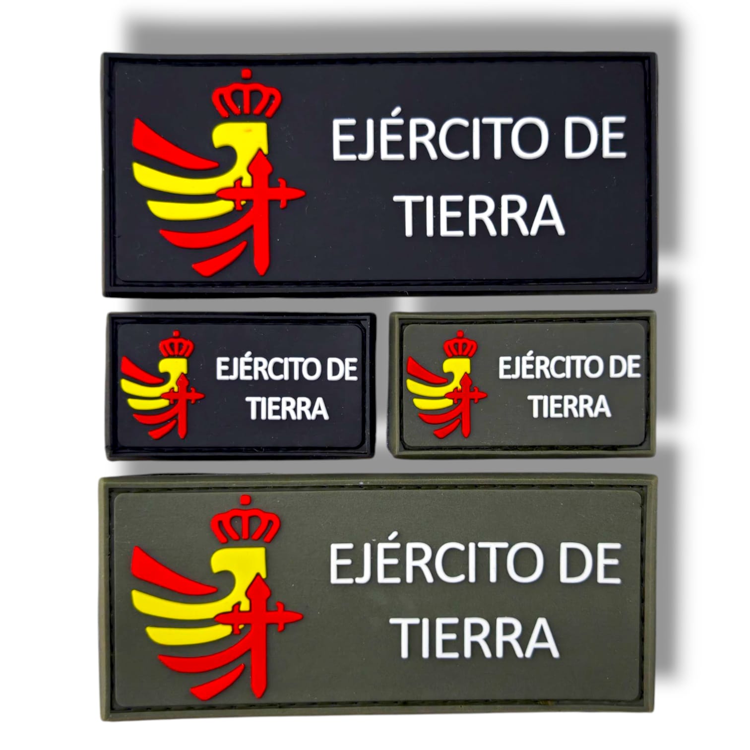 parche_galleta_ejército_tierra_negro_verde_fuerzas_armadas_valores