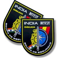 parche_pvc_equipo_de_seguridad_embajadas_india_policía_nacional