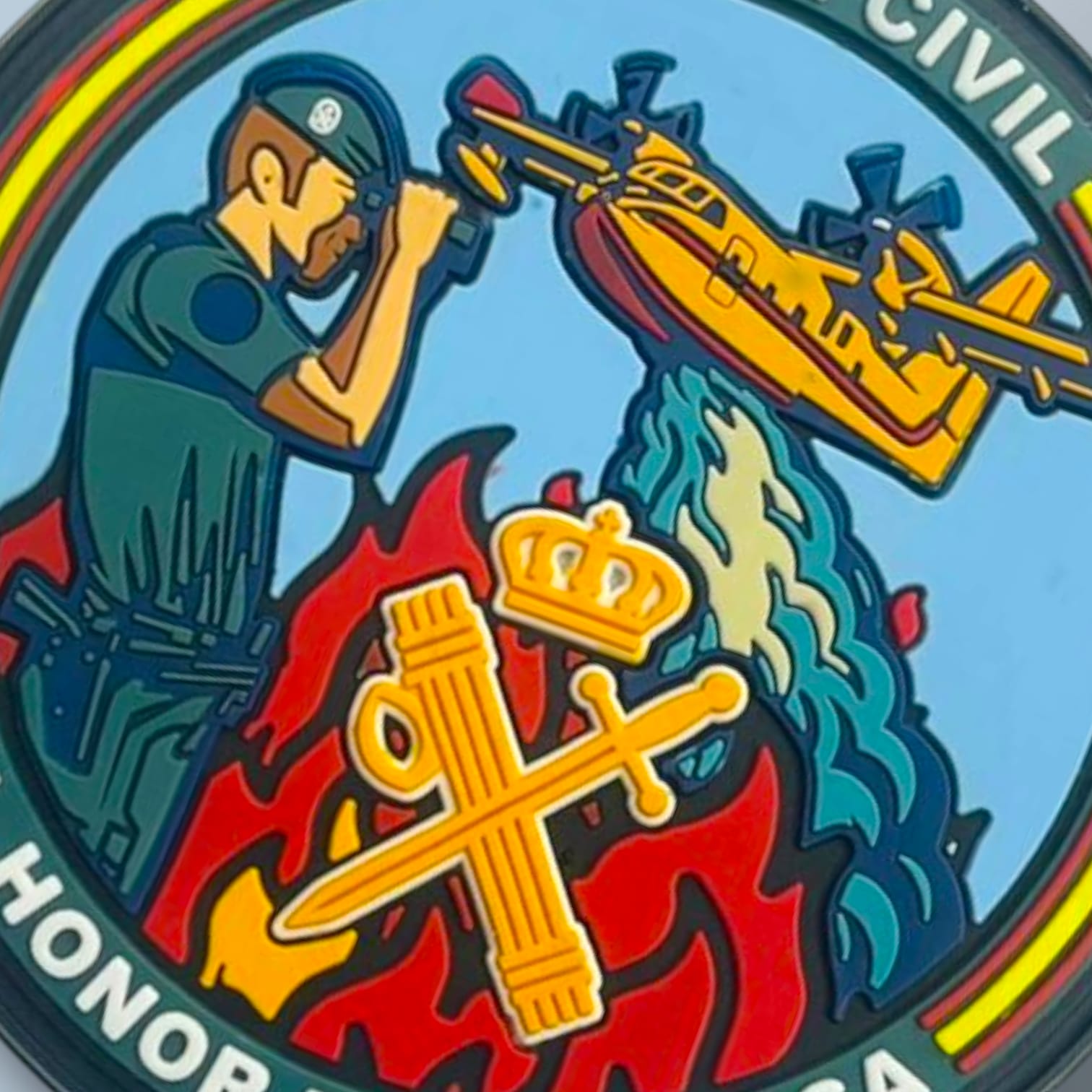 parche_guardia_civil_apoyo_incendios_forestales_canadair_bomberos_infoca_brif_españa