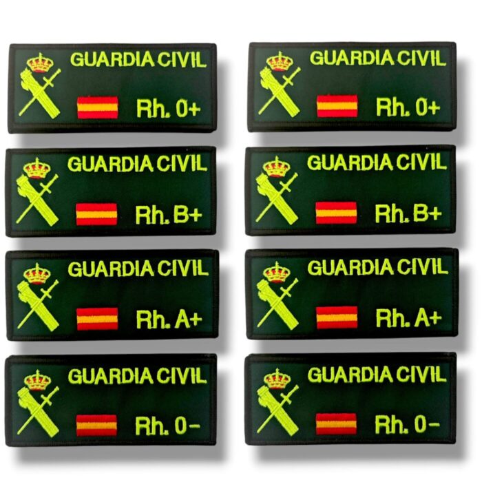 galleta_guardia_civil_grupo_sanguíneo_bordado_velcro_pecho