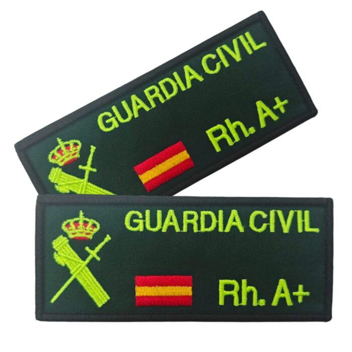 galleta_guardia_civil_grupo_sanguíneo_bordado_velcro_pecho