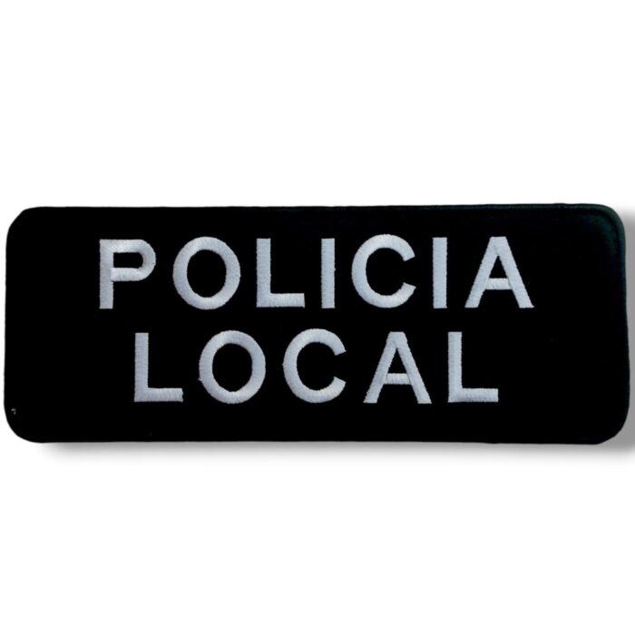Parche-espalda-Policía-Local-pecho-chaleco-táctico-bordado
