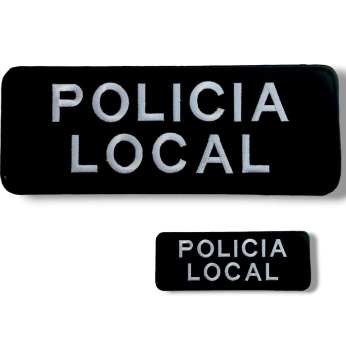 Parche-espalda-Policía-Local-pecho-chaleco-táctico-bordado