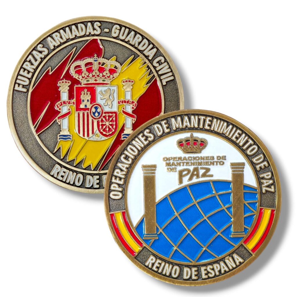 moneda_fuerzas_armadas_guardia_civil_operaciones_mantenimiento_de_paz_españa