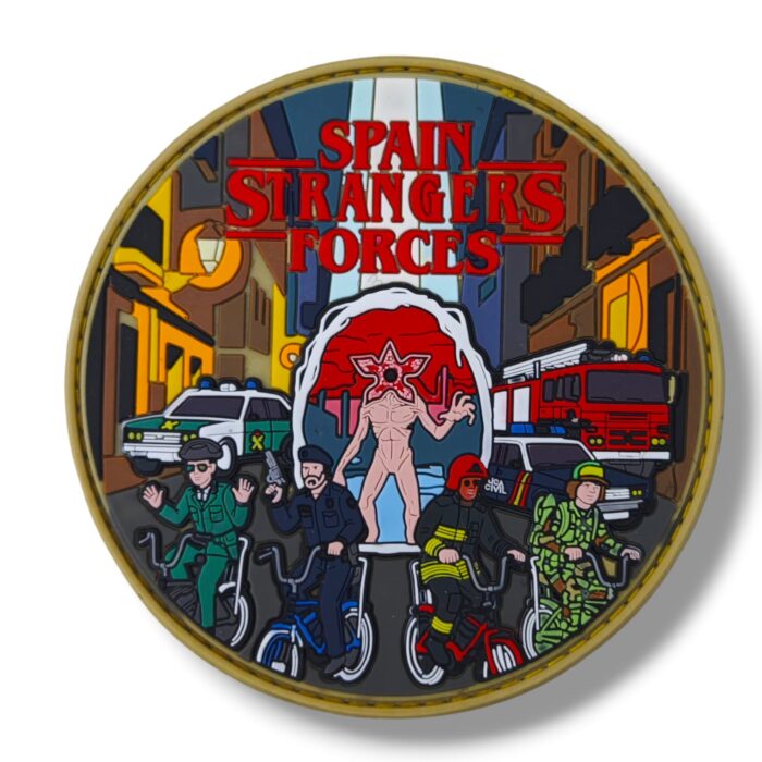 Parche Strangers Things Spanish Forces