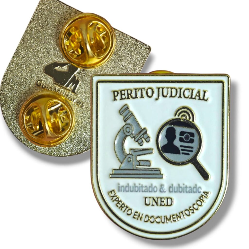 Distintivo Perito Judicial Experto en Documentoscopia