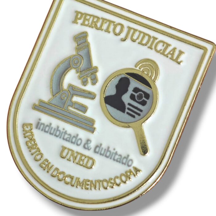 Distintivo Perito Judicial Experto en Documentoscopia
