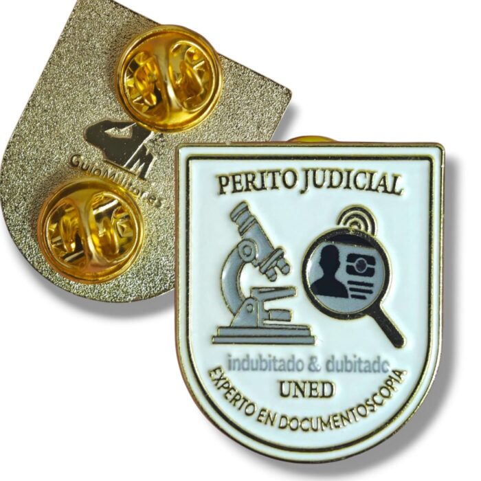 Distintivo Perito Judicial Experto en Documentoscopia