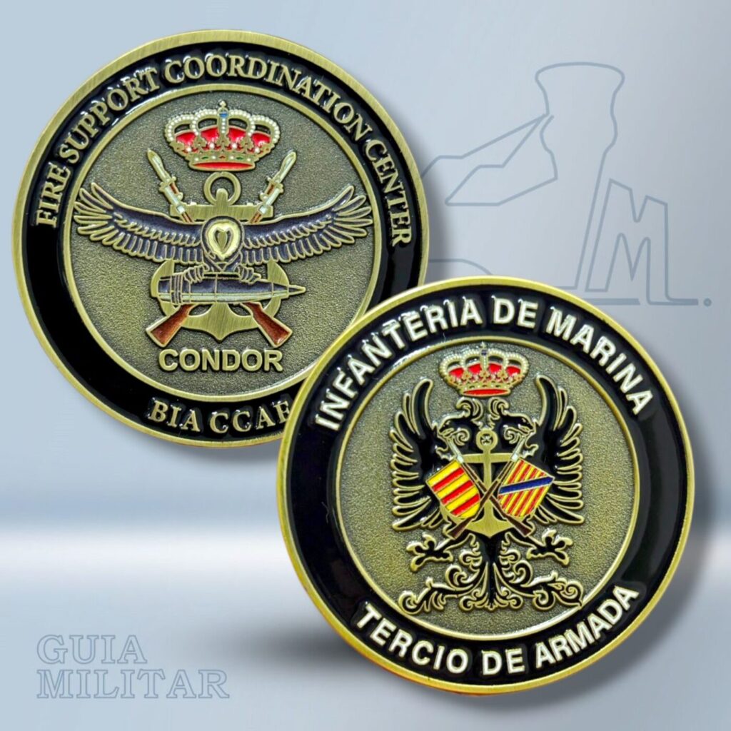 MONEDAS INFANTERIA MARINA CCAF FIRE SUPPORT COORDINATION CENTER