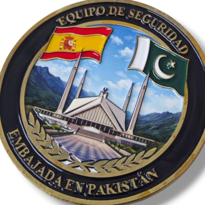 Detalle Moneda Embajada Pakistán Policía Nacional Equipo de Seguridad en Embajadas
