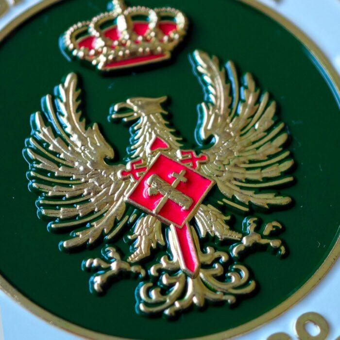 Moneda Guardia Civil Agrupación de Tráfico 5 cm relieve esmalte detalle emblema