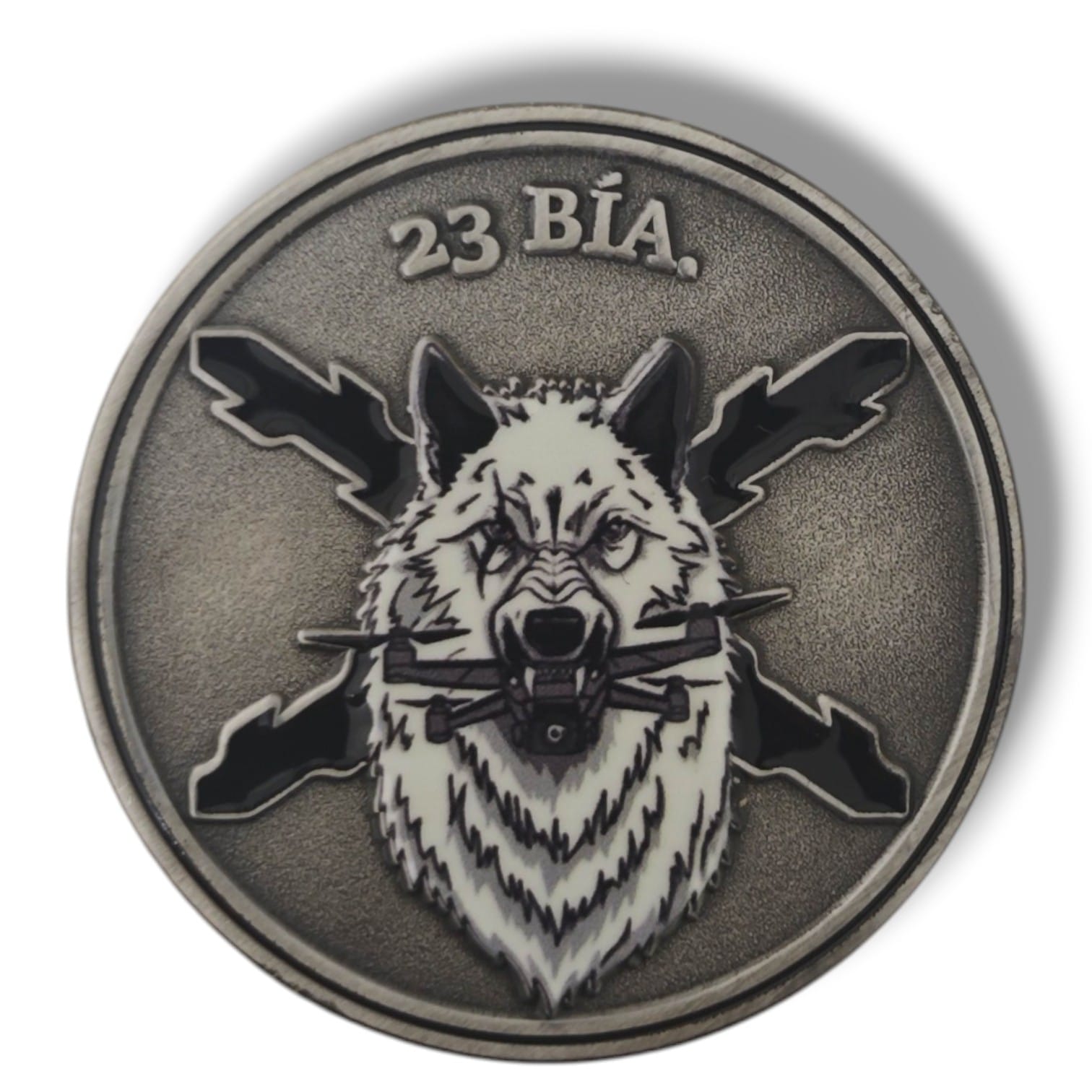 Moneda GAAA Artillería Antiaérea 4 cm 23 Bia