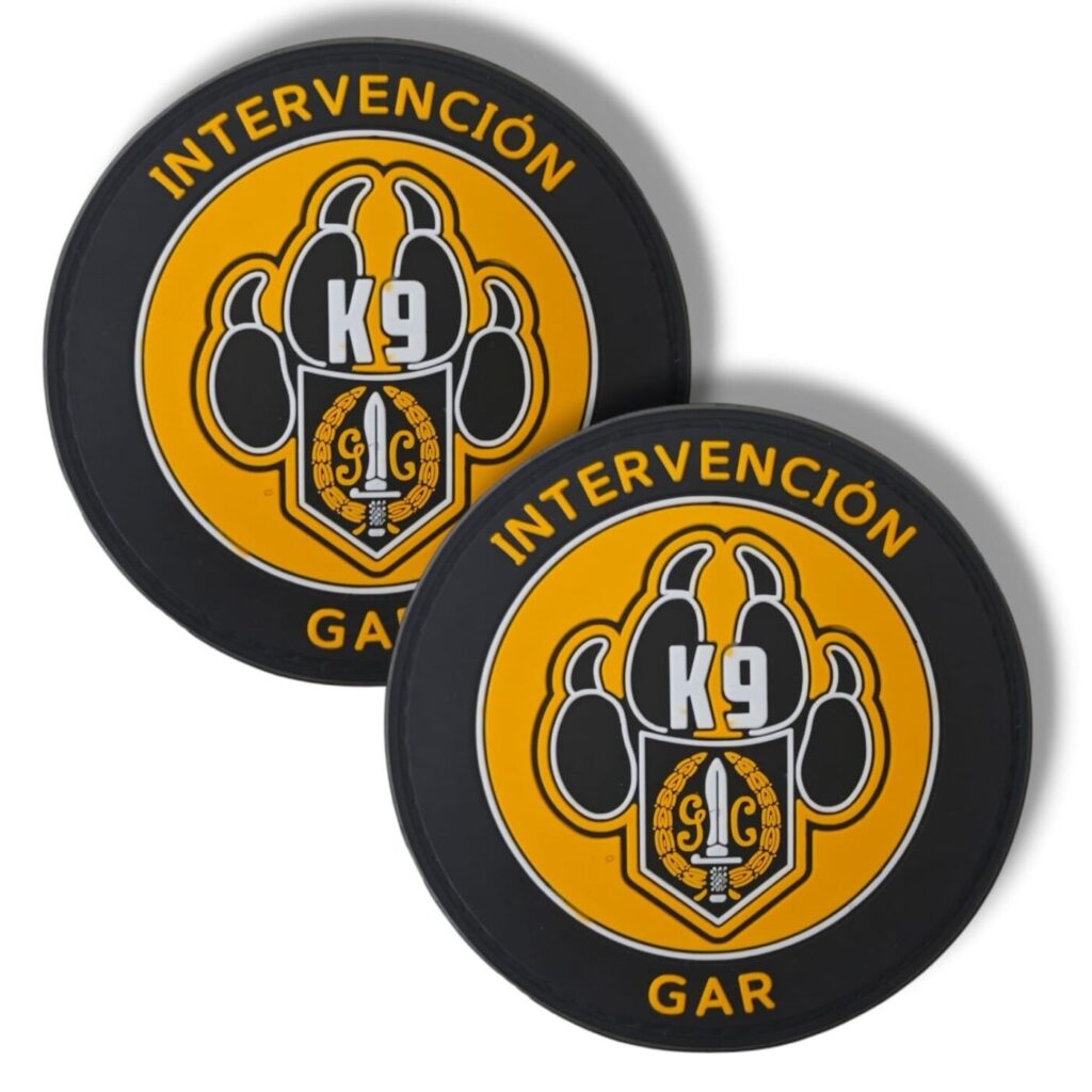 Parche Guardia Civil GAR K9 PVC 8 cm con velcro