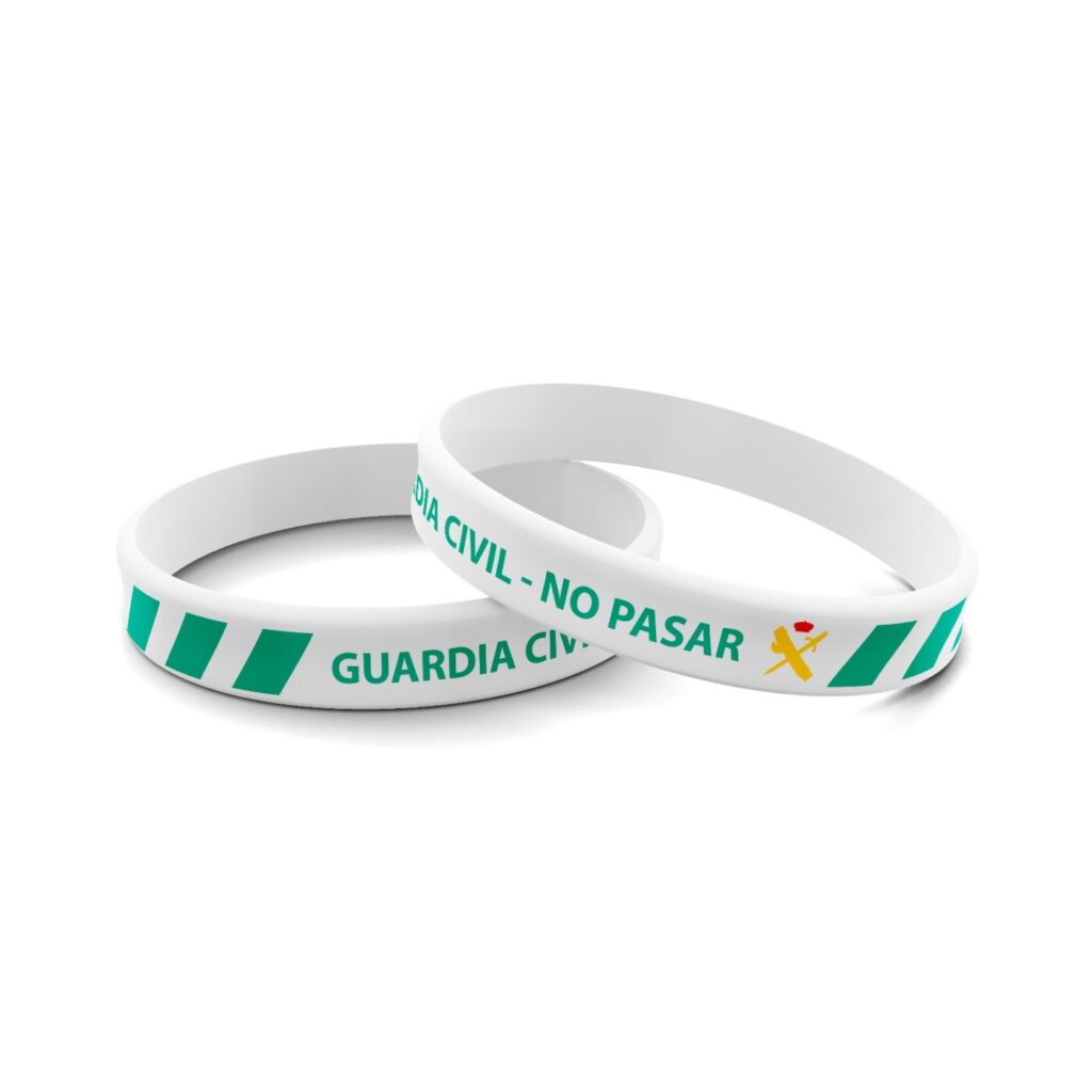 Pulsera Guardia Civil No Pasar de silicona