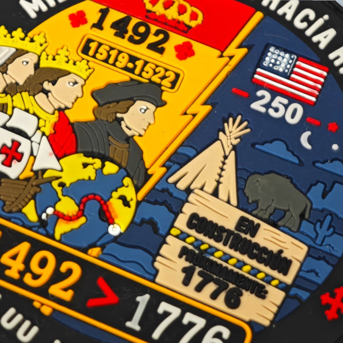 Parche España EEUU detalle
