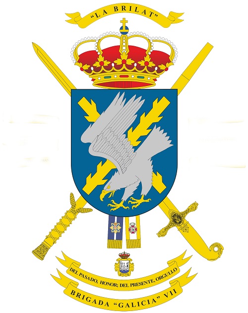 Escudo oficial de la Brigada «Galicia» VII