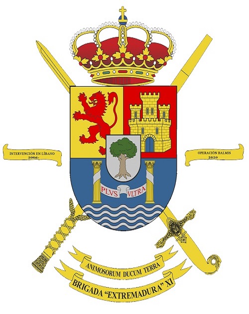 Escudo oficial de la Brigada «Extremadura» XI