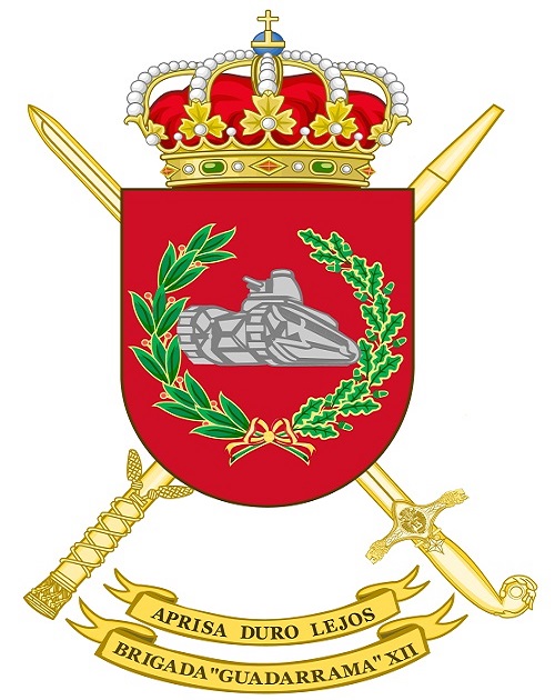 Escudo oficial de la Brigada «Guadarrama» XII
