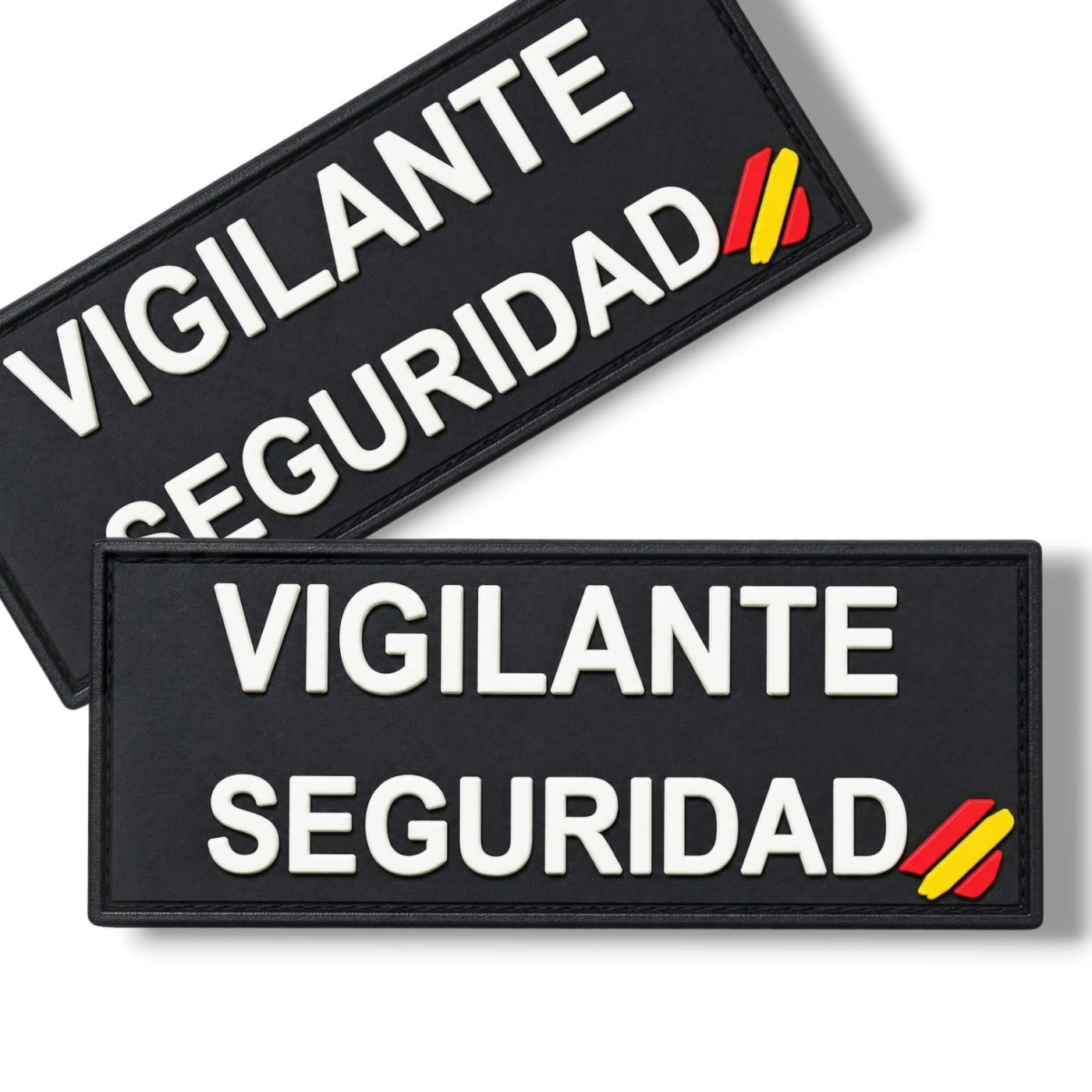 Parche Vigilante de Seguridad Privada luminiscente de espalda, vista del producto